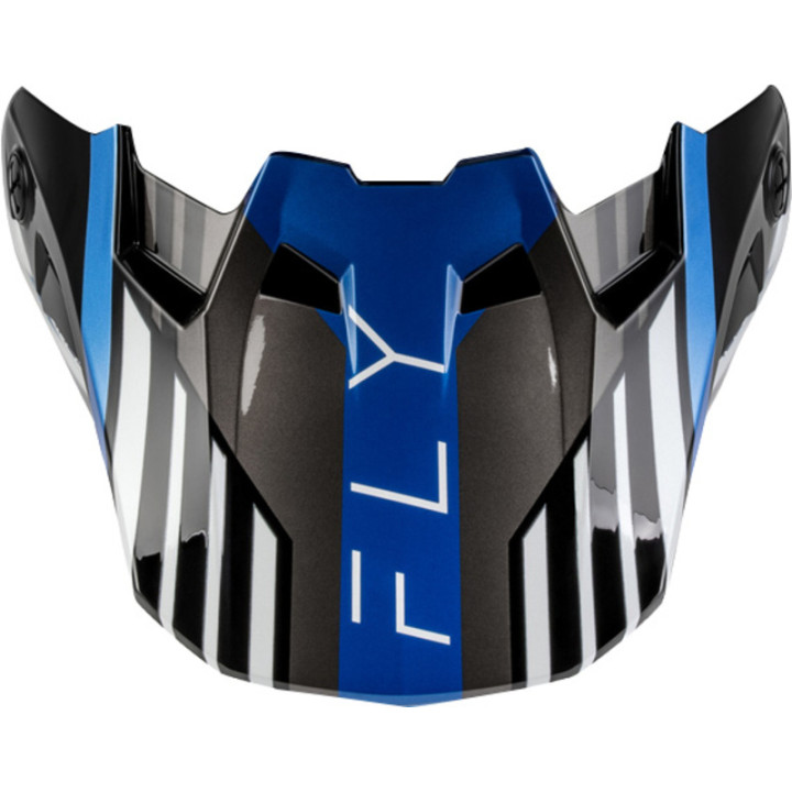 Visière FLY RACING Formula CC Strike - noir/bleu/gris/blanc