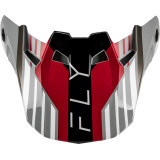 Visière FLY RACING Formula CC Strike - gris/rouge/noir/blanc