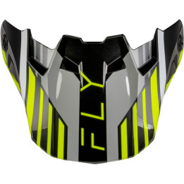 Visière FLY RACING Formula CC Strike - gris/noir/Hi-Vis