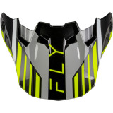 Visière FLY RACING Formula CC Strike - gris/noir/Hi-Vis