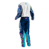 Maillot enfant FLY RACING Kinetic Mesh Mutant - blanc/bleu/multi