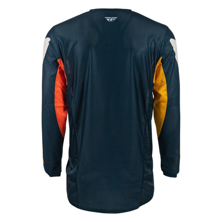 Maillot FLY RACING Kinetic Mesh - navy/orange | Oxmoto