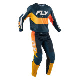 Maillot FLY RACING Kinetic Mesh - navy/orange | Oxmoto