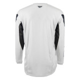 Maillot FLY RACING Kinetic Mesh - blanc/noir | Oxmoto