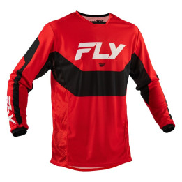 Maillot FLY RACING Kinetic Mesh - rouge/noir/blanc | Oxmoto