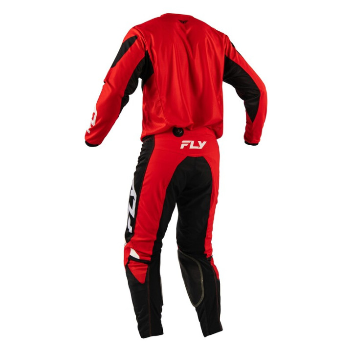 Maillot FLY RACING Kinetic Mesh - rouge/noir/blanc | Oxmoto