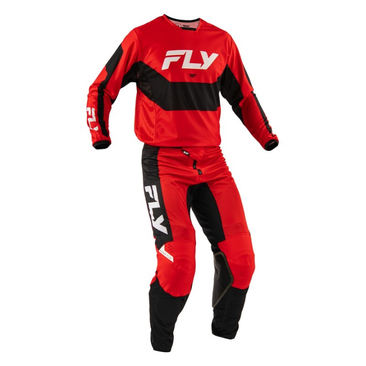 Pantalon FLY RACING Kinetic Mesh - rouge/noir/blanc | Oxmoto