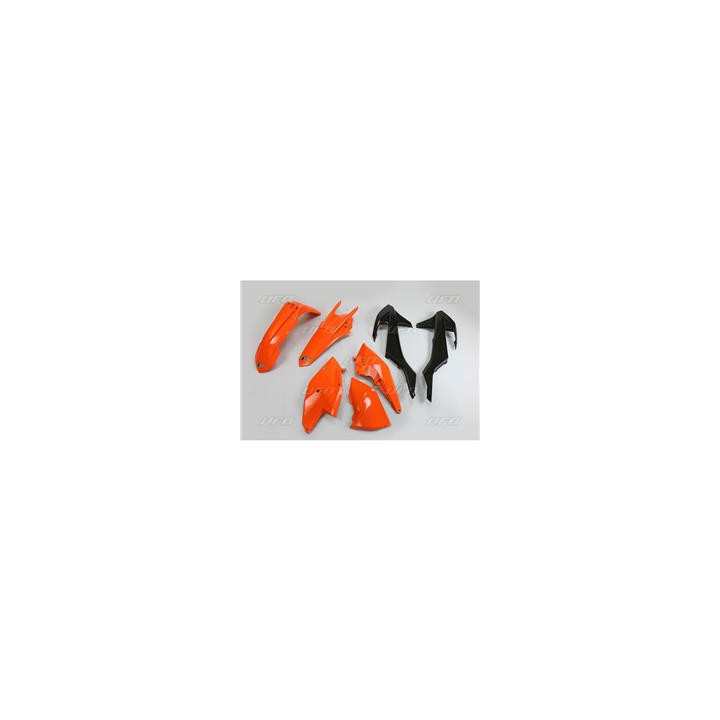 Kit plastique UFO origine (2017) orange/noir/blanc KTM
