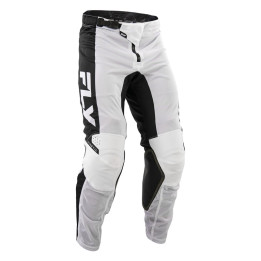 Pantalon FLY RACING Kinetic Mesh - blanc/noir | Oxmoto
