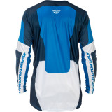 Maillot FLY RACING Lite - bleu/blanc | Oxmoto