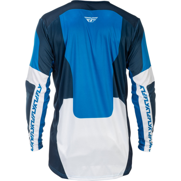 Maillot FLY RACING Lite - bleu/blanc | Oxmoto