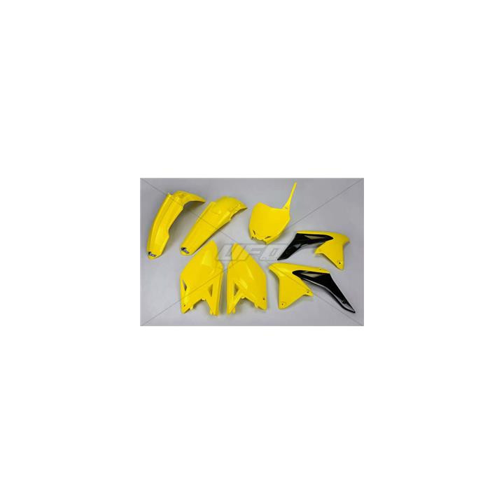 Kit plastique UFO origine (2017) jaune/noir Suzuki RM-Z250