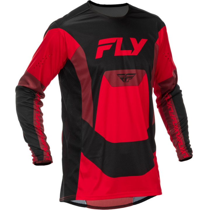 Maillot FLY RACING Lite - rouge/noir | Oxmoto