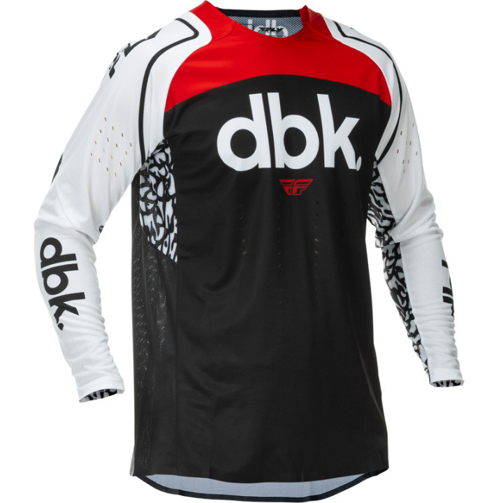 Maillot FLY RACING Evolution DST DBK Special Edition - noir/blanc/rouge