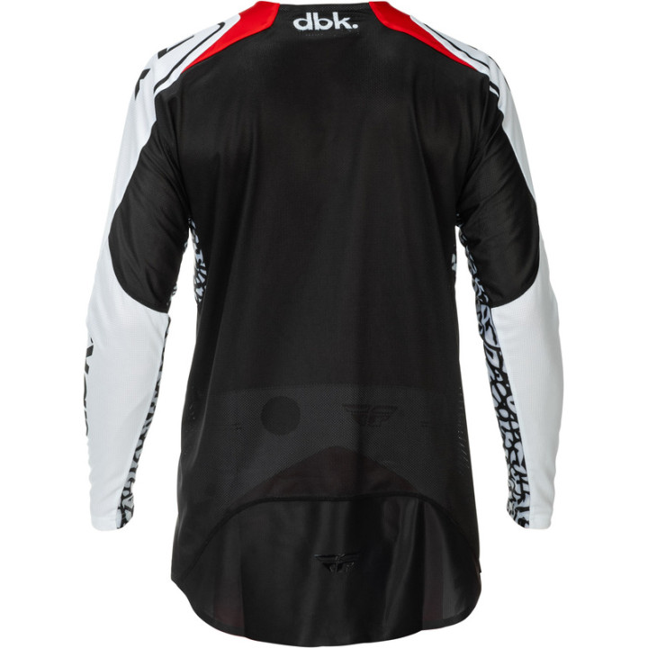 Maillot FLY RACING Evolution DST DBK Special Edition - noir/blanc/rouge