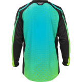 Maillot FLY RACING F-16 - Aqua/noir/blanc | Oxmoto