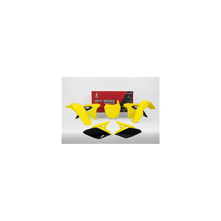 Kit plastique Racetech couleur origine (2017) jaune/noir Suzuki RM-Z250