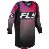 Maillot enfant FLY RACING F-16 - noir/rouge/violet | Oxmoto