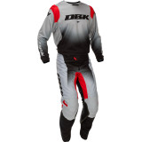 Maillot FLY RACING Kinetic DBK Special Edition - gris/noir/rouge
