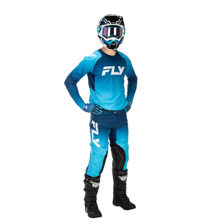 Maillot FLY RACING Evolution DST - bleu/blanc | Oxmoto
