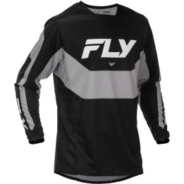 Maillot FLY RACING Kinetic - noir/gris | Oxmoto