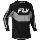 Maillot FLY RACING Kinetic - noir/gris | Oxmoto