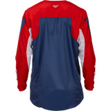 Maillot FLY RACING Kinetic - rouge/blanc/bleu | Oxmoto