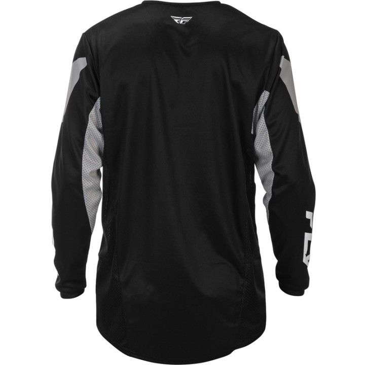 Maillot FLY RACING Kinetic - noir/gris | Oxmoto