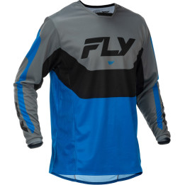 Maillot FLY RACING Kinetic - bleu/gris/noir | Oxmoto