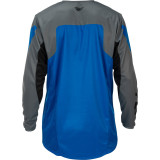 Maillot FLY RACING Kinetic - bleu/gris/noir | Oxmoto