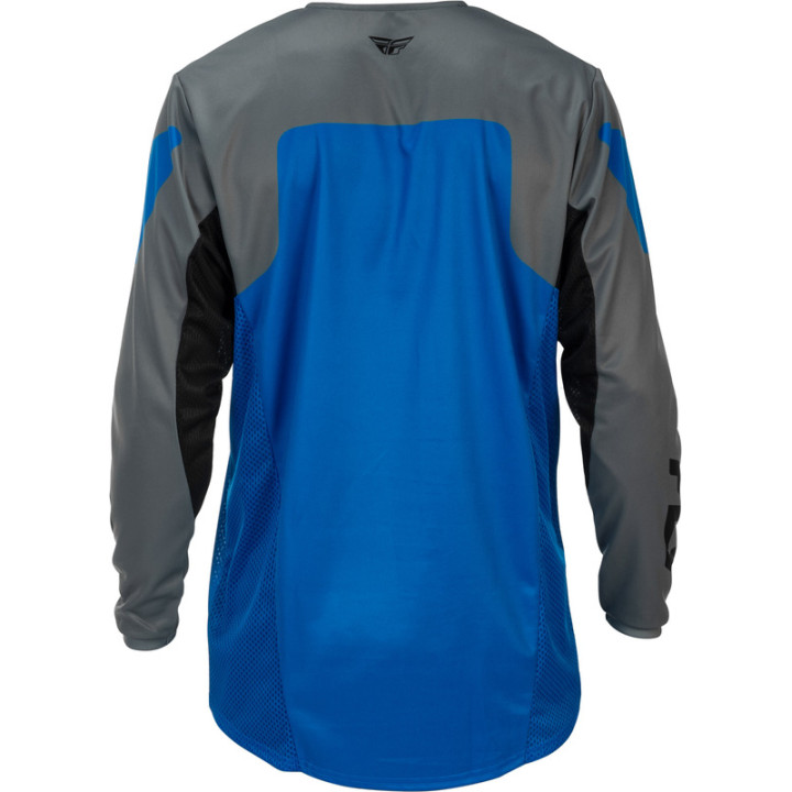 Maillot FLY RACING Kinetic - bleu/gris/noir | Oxmoto