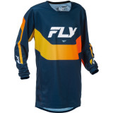 Maillot enfant FLY RACING Kinetic - Navy/orange | Oxmoto