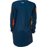 Maillot enfant FLY RACING Kinetic - Navy/orange | Oxmoto