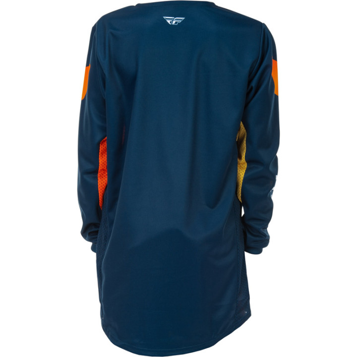 Maillot enfant FLY RACING Kinetic - Navy/orange | Oxmoto