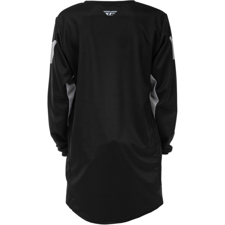Maillot enfant FLY RACING Kinetic - noir/gris | Oxmoto