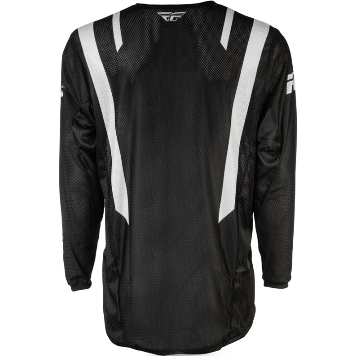Maillot FLY RACING Kinetic Mesh DBK - noir/blanc | Oxmoto