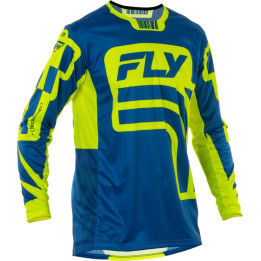 Maillot FLY RACING Lite L.E. Lancer - Navy/Hi-Vis | Oxmoto