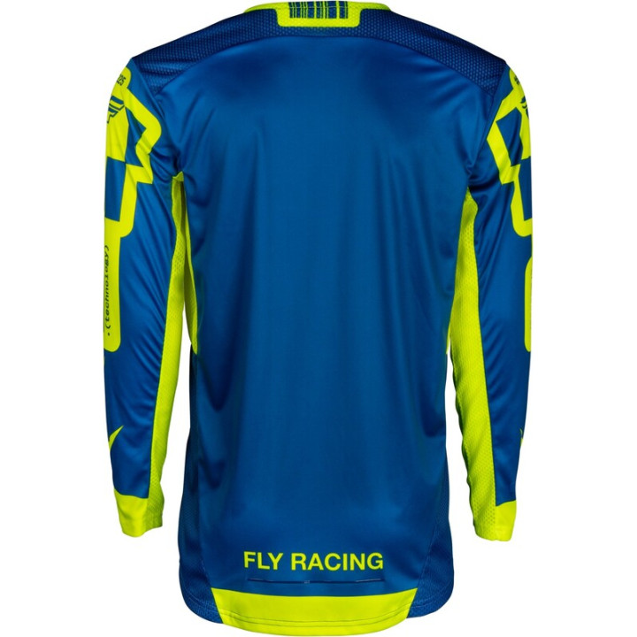 Maillot FLY RACING Lite L.E. Lancer - Navy/Hi-Vis | Oxmoto