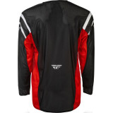 Maillot FLY RACING Kinetic Mesh - noir/rouge | Oxmoto