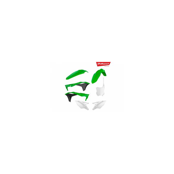 Kit plastiques Polisport (2017) Kawasaki kx250f | Oxmoto