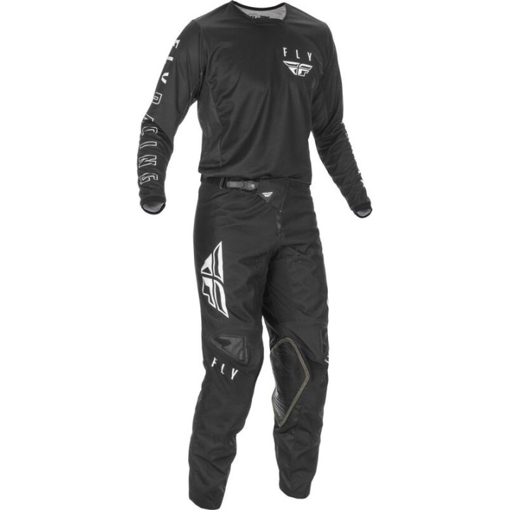 Pantalon FLY RACING Kinetic K121 2021 Noir/Blanc Enfant