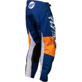 Pantalon FLY RACING Kinetic Khaos Blanc/Navy/Orange Enfant