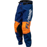Pantalon FLY RACING Kinetic Khaos Blanc/Navy/Orange Enfant