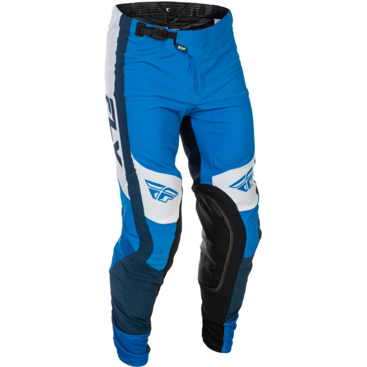 Pantalon FLY RACING Lite - bleu/blanc | Oxmoto