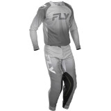 Pantalon FLY RACING Evolution DST - blanc/gris | Oxmoto