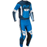 Pantalon FLY RACING Lite - bleu/blanc | Oxmoto