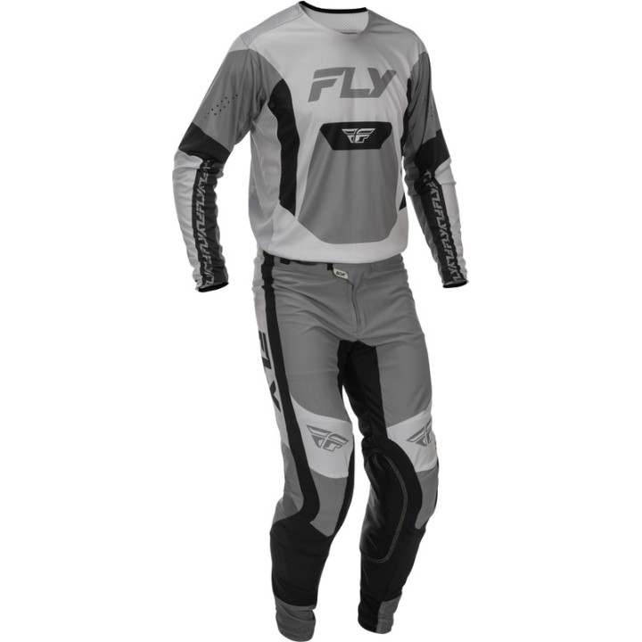 Pantalon FLY RACING Lite - gris/noir | Oxmoto