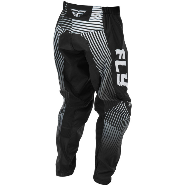 Pantalon enfant FLY RACING F-16 - noir/blanc | Oxmoto