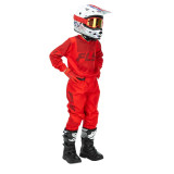 Pantalon enfant FLY RACING F-16 - rouge | Oxmoto