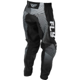 Pantalon enfant FLY RACING F-16 - noir/blanc | Oxmoto
